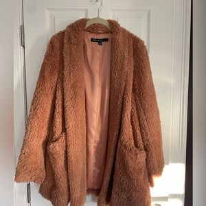 Kenneth Cole furry coat